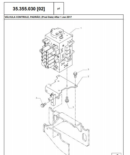 CATÁLOGO DE PEÇAS CASE - CX220C SERIE 2 - ESCAVADEIRA HIDRÁULICA