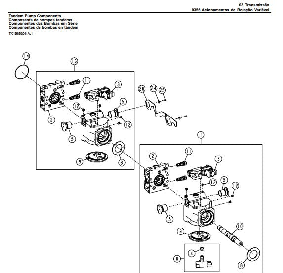 Catálogo Peças Trator Esteiras John Deere 700j