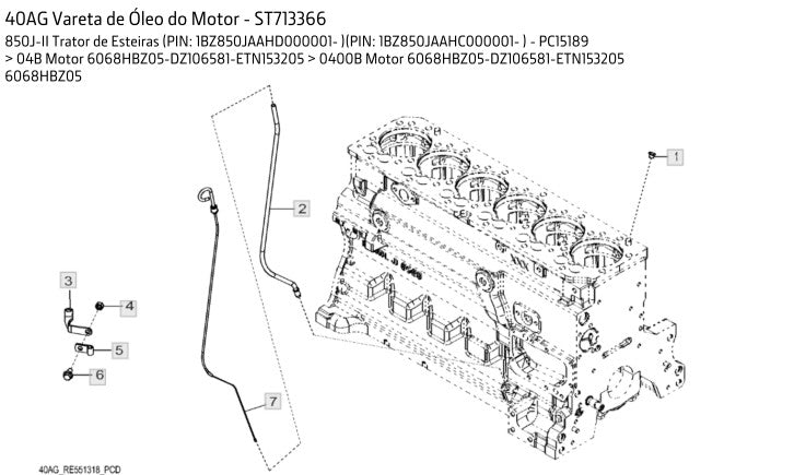 CATALOGO DE PEÇAS TRATOR DE ESTEIRAS - 850J-II JOHN DEERE