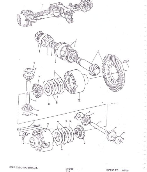 CATÁLOGO DE PEÇAS TRATOR MASSEY FERGUSON - MF290