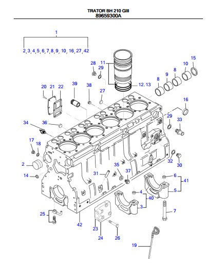 Catálogo De Peças Valtra - BH 210 GIII - Trator