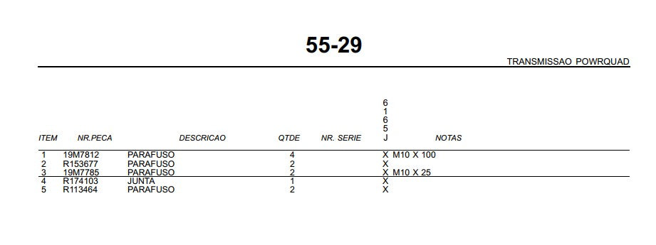 Catálogo De Peças John Deere 6165j Trator