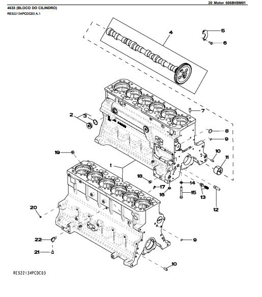Catálogo Peças Trator John Deere 7210j
