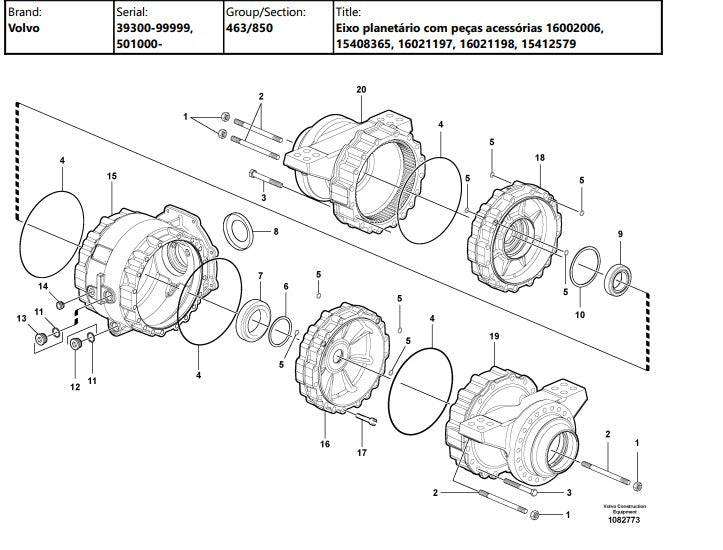 Catalogo De Pecas Motoniveladoras Volvo - G930 - Pt-br