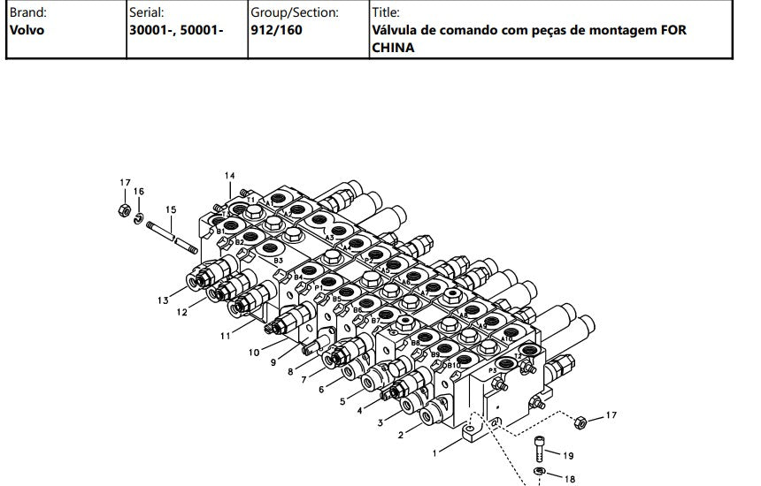 Catalogo De Pecas Escavadeiras Compactas Volvo - Ec55b