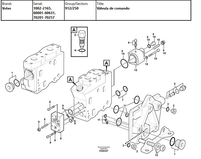 Catalogo De Pecas Pa Carregadeira Volvo - L110e - (em Portug