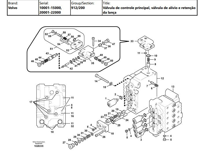 Catalogo De Pecas Escavadeiras Volvo - Ec140b Lc - Pt-br