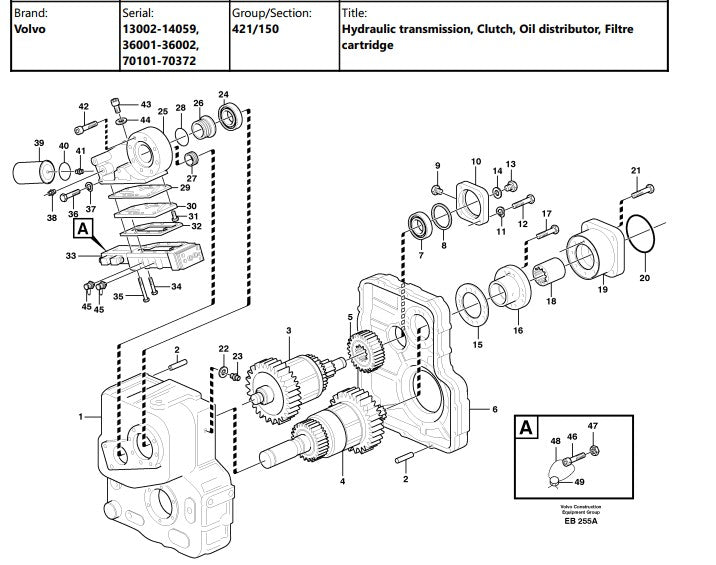 Catalogo De Pecas Pa Carregadeira Volvo - L50d - (em Portugu