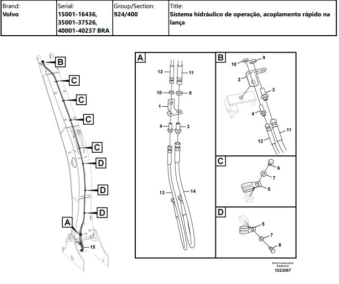 Catalogo De Pecas Escavadeiras Volvo - Ec240b Lc - Pt-br