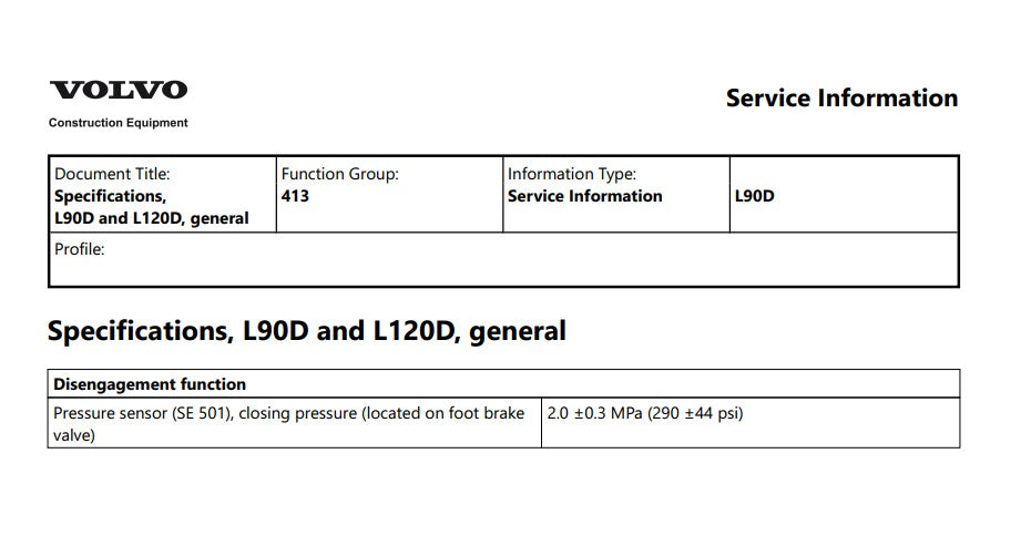 manual de reparo Volvo L90D carregadeira - página interna sobre conversor de torque