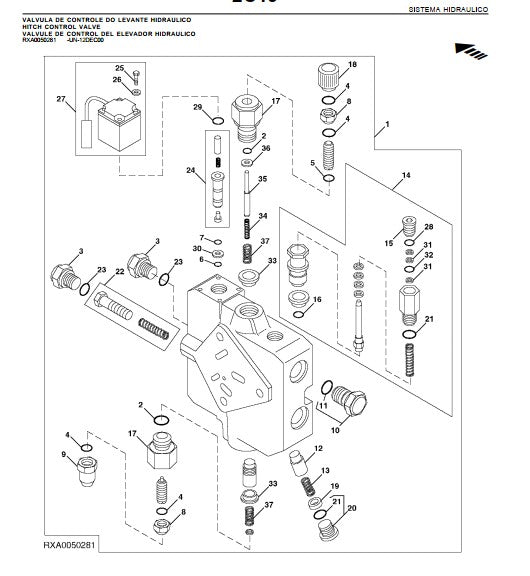 Catálogo Peças Tratores Slc John Deere 7505