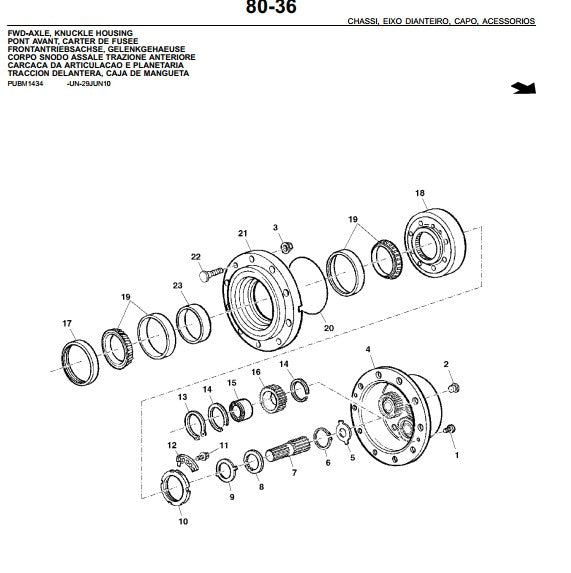 Catálogo Peças Tratores John Deere 6110j