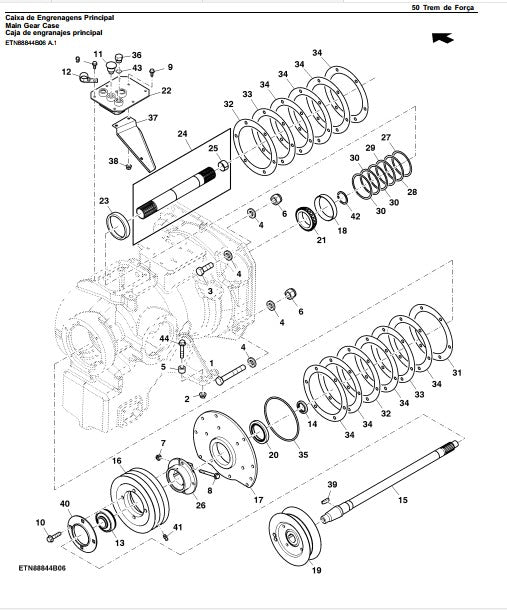 CATALOGO DE PEÇAS COLHEITADEIRA  S690 JOHN DEERE