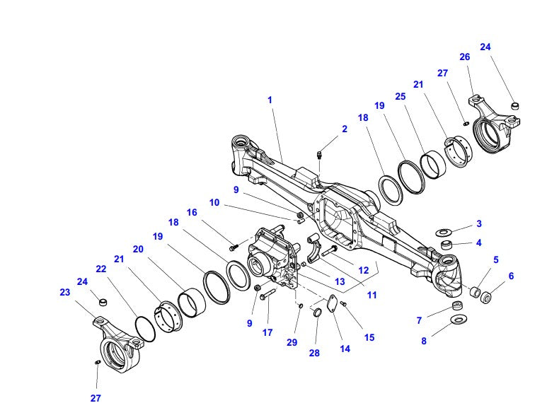 Catalogo De Peças MASSEY FERGUSON - MF 4707 - Trator