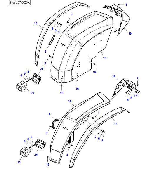 Catalogo De Peças MASSEY FERGUSON - MF 4707 - Trator