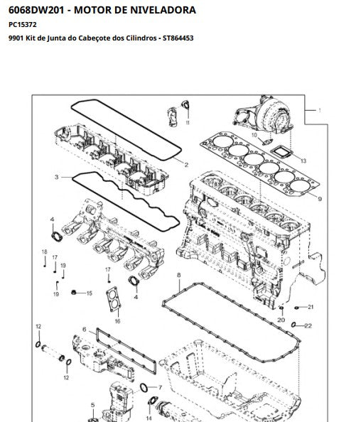 CATALOGO DE PEÇAS JOHN DEERE MOTONIVELADORA 620G