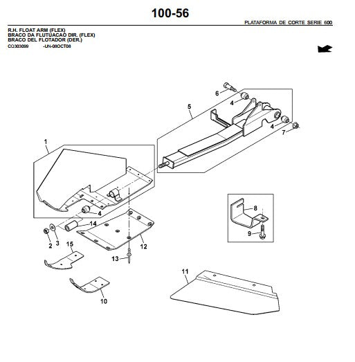 Catálogo De Peças John Deere Serie 600 Plataforma De Corte