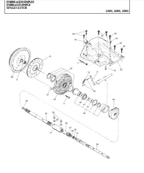 Catálogo De Peças Valtra 1280 R - 1380 S - 1580 - 1680 S