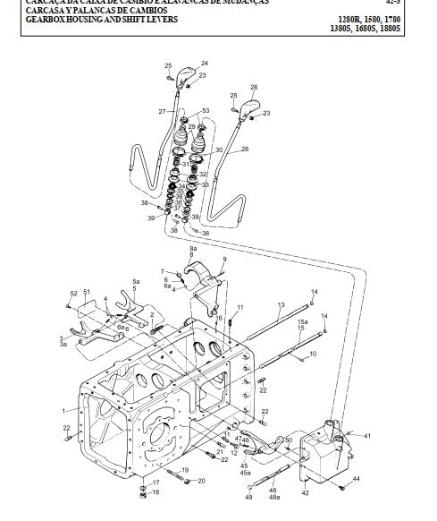 Catálogo De Peças Valtra 1280 R - 1380 S - 1580 - 1680 S
