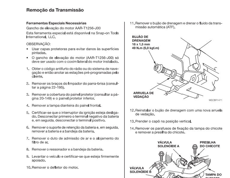 Manual Câmbio Automático - Spca - Honda New Civic