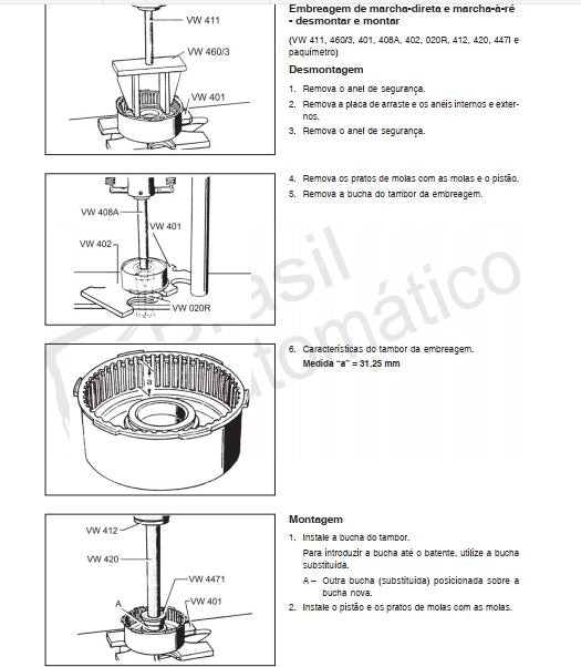 Manual Câmbio Automático 010 Vw Santana - Quantum