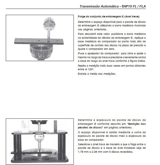 Manual Câmbio Automático -- ( Zf 5hp19 )