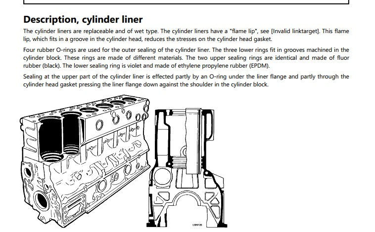 manual técnico Volvo L120D pá carregadeira - página interna sobre cabine e instrumentos
