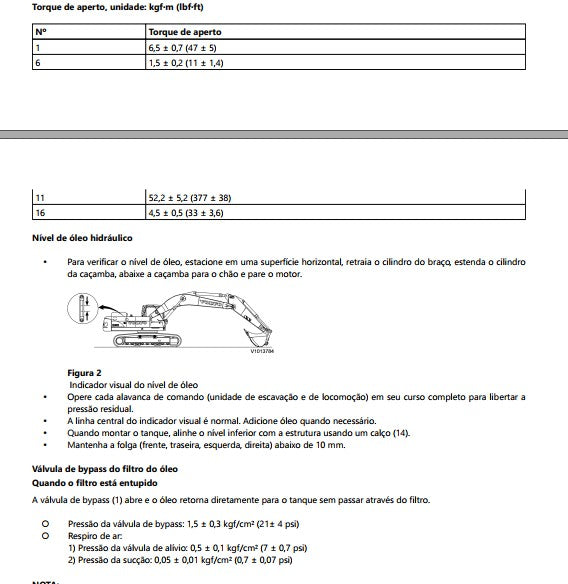 manual de serviço Volvo EC380D NL escavadeira - página interna sobre cabine e controles