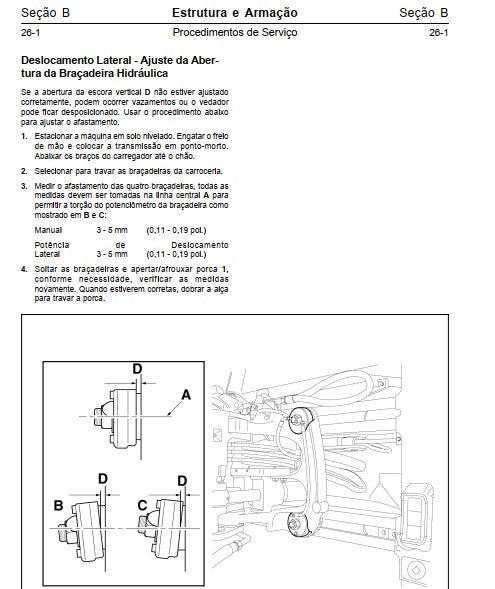 Manual De Serviços Retroescavadeira Jcb 4cx