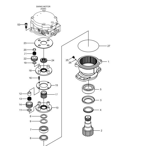 Catalogo De Pecas Escavadeira Hyundai - R35z- 7a - (ingles)