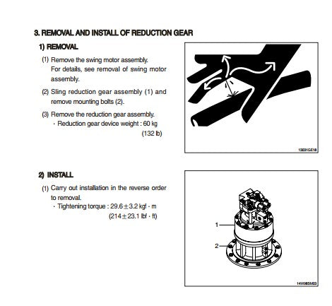 Manual De Serviço HYUNDAI - R140LC-9S - Excavador Hidraulico