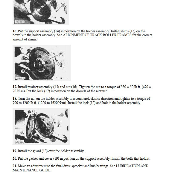Manual de Serviço CATERPILLAR - D4E - Trator De Esteira (Inglês) PDF