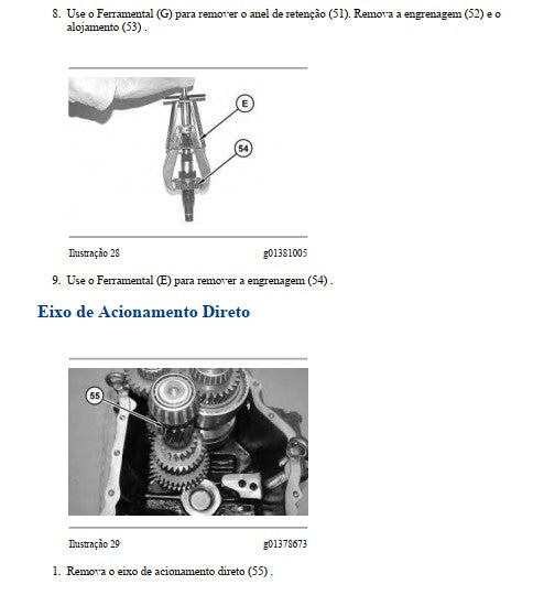 MANUAL DE SERVICO TRANSMISSAO RETROESCAVADEIRA 416E - EM PORTUGUES