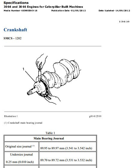 Manual De Serviço Motor - 3066 - Maquinas Caterpillar