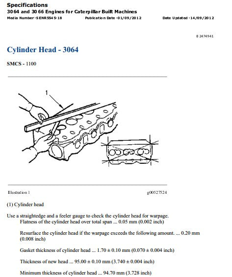 Manual De Serviço Motor - 3066 - Maquinas Caterpillar