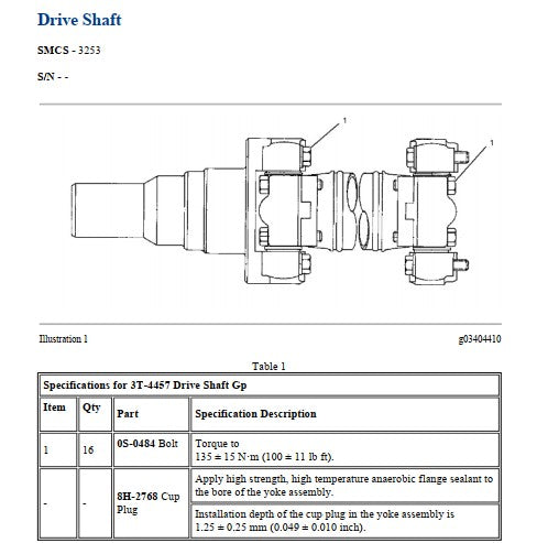 Manual de Serviço CATERPILLAR - D8R - Trator De Esteira (Inglês) PDF