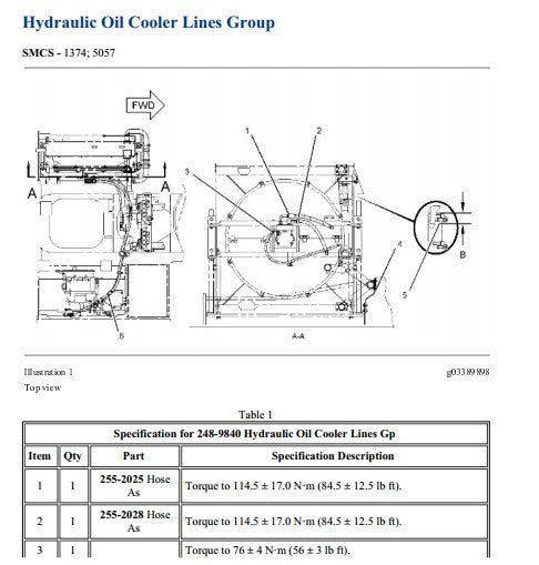 Manual de Serviço Caterpillar - 336D L - Escavadeira