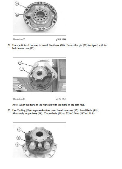 Manual de Serviço Caterpillar - 226B - Mini Carregadeira (Inglês) PDF