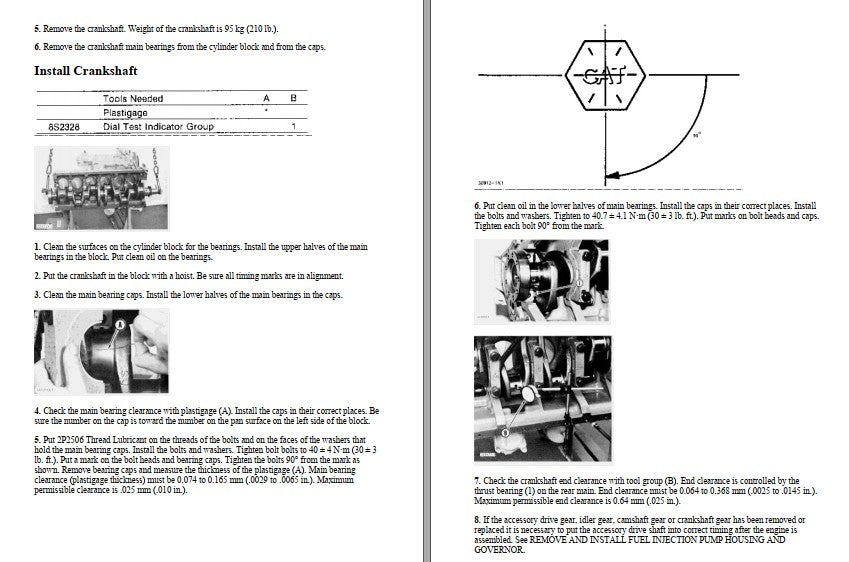 Manual de Serviço CATERPILLAR - D6D - Trator De Esteira (Inglês) PDF