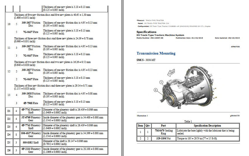 Manual de Serviço CATERPILLAR - D5 - Trator De Esteira (Inglês) PDF