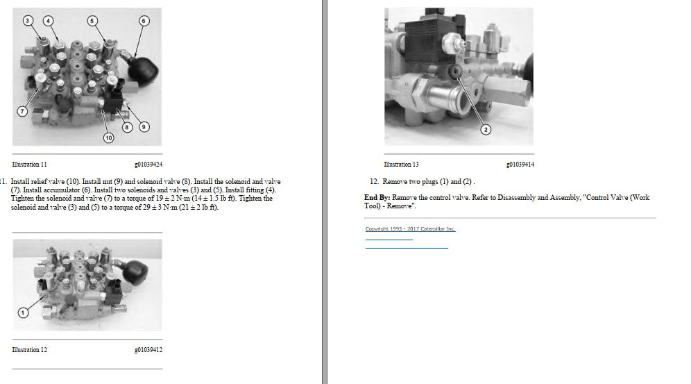 Manual de Serviço Caterpillar - 232B - Mini Carregadeira (Inglês) PDF