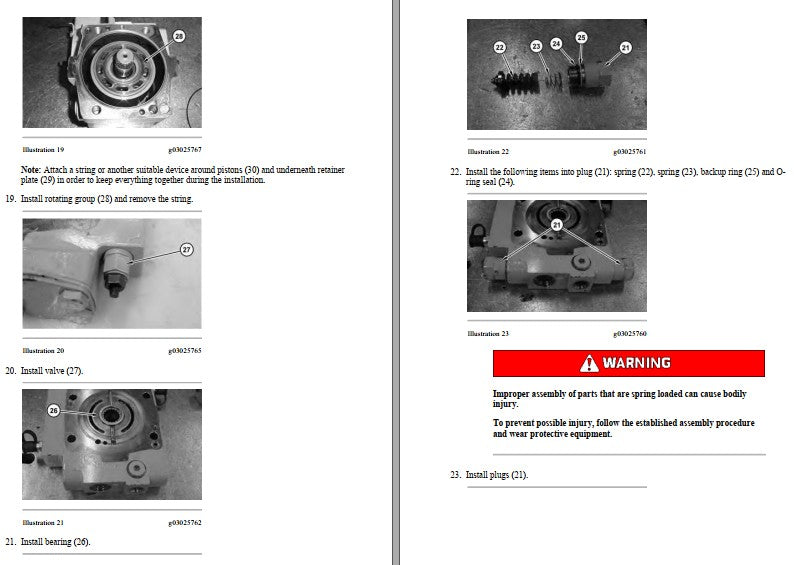 Manual de Serviço CATERPILLAR - CB10 - Rolo Compactador (Inglês) PDF