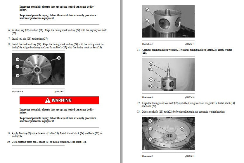 Manual de Serviço CATERPILLAR - CB10 - Rolo Compactador (Inglês) PDF