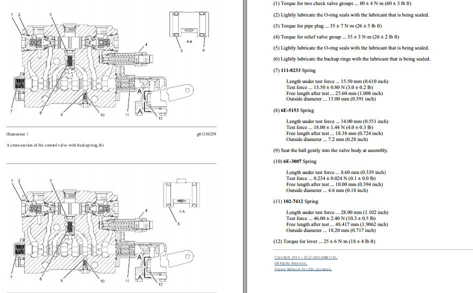 Manual de Serviço Caterpillar - 140H ES - Motoniveladora (Inglês) PDF