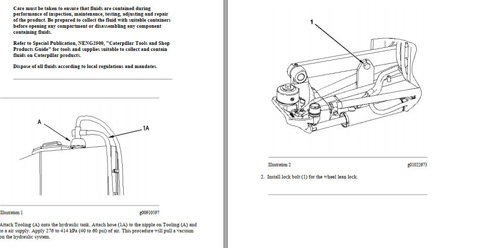 Manual de Serviço Caterpillar - 120K - Motoniveladora (Inglês) PDF