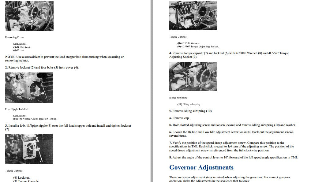 Manual de Serviço CATERPILLAR - 320C - Escavadora (Inglês) PDF