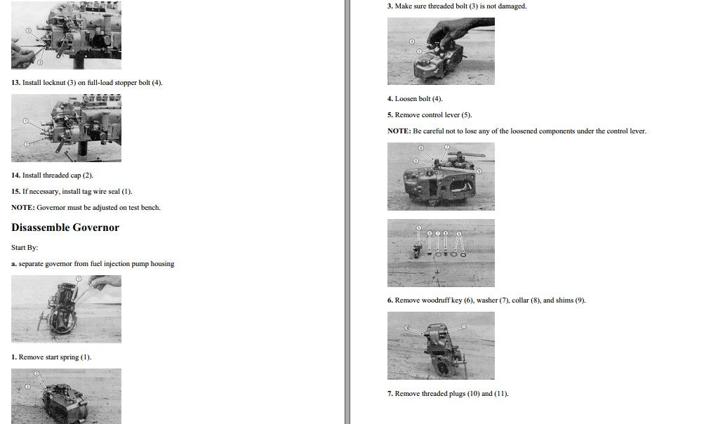 Manual de Serviço CATERPILLAR - 320C - Escavadora (Inglês) PDF