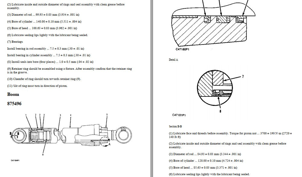Manual de Serviço CATERPILLAR - 320 L - Escavadora (Inglês) PDF
