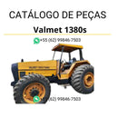 Catálogo parcial de peças Valtra Valmet 1380S, 1580, 1680S e 1880S em PDF — inclui diagramas ilustrados, lista de componentes e referências originais para manutenção dos tratores.