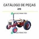 Catálogo de peças CASE 470 1970-1972 em PDF, com diagramas originais, ilustrações técnicas e lista detalhada de componentes para manutenção do trator.